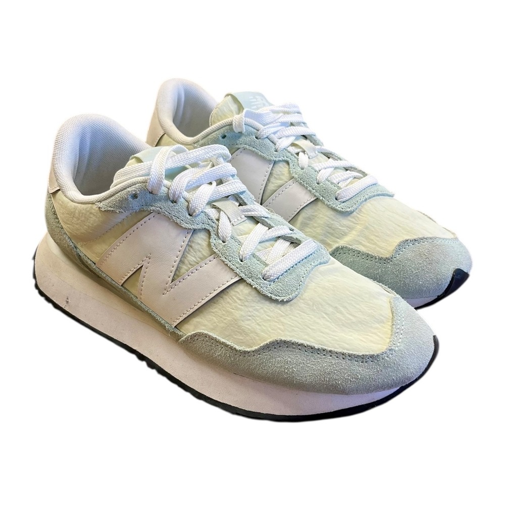 NEW BALANCE‎ 237 Light Green Sneaker Shoes Sz 9.5 Retro WS237HTG - Picture 2 of 10